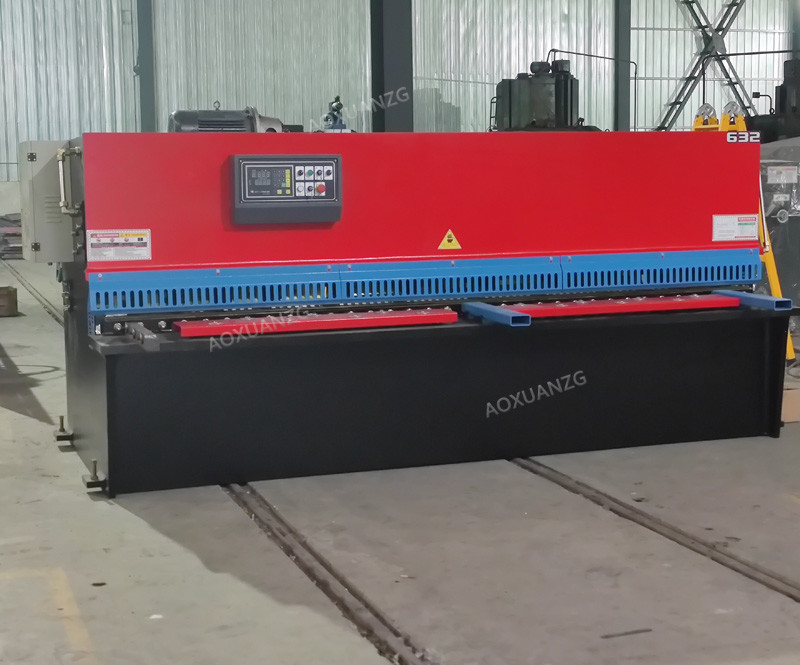 CNC Swing Hydraulic Shear Cutting Machine 3x3200mm Stainless Steel