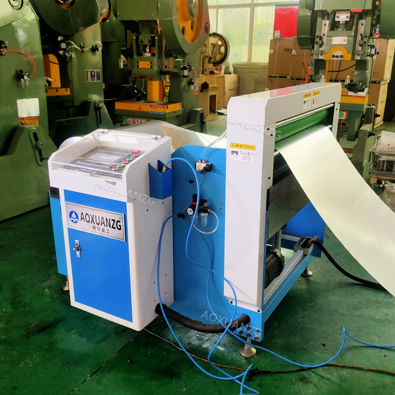 63T Semi Auto Aluminium Foil Container Production Line Pneumatic Punching Machine With Feeder