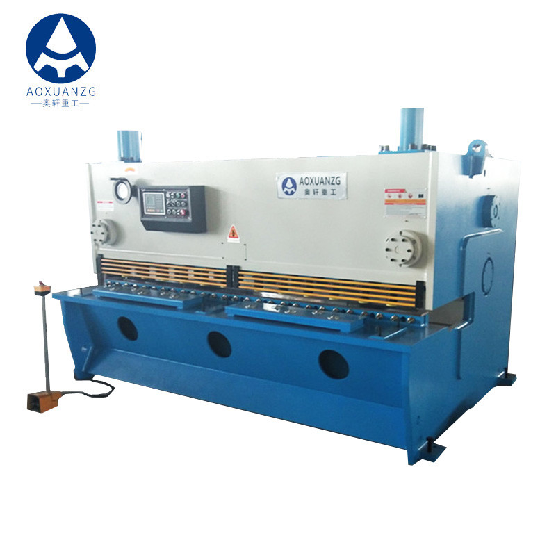 Customized Blue Hydraulic Guillotine Shears Cutting Machine With Rectangle Tool