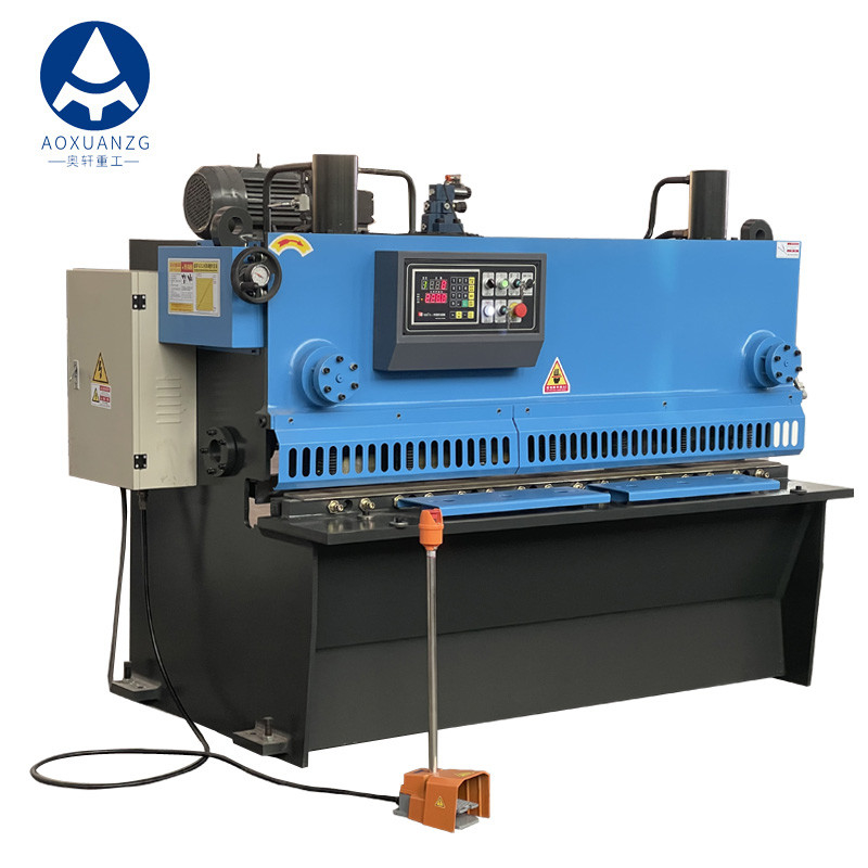 QC12K 6*3200 Cnc Hydraulic Guillotine Shearing Machine For Sheet Metal Cutting With High Efficiency