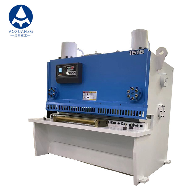 Metal Hydraulic Guillotine Shearing Machine CE ISO QC12K-16*1600