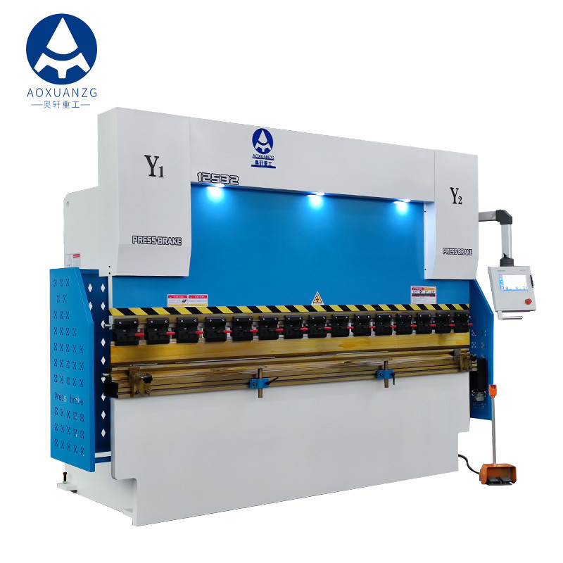125T3200MM CNC Hydraulic Bending Machine With 7 Inches Touch Screen Interface