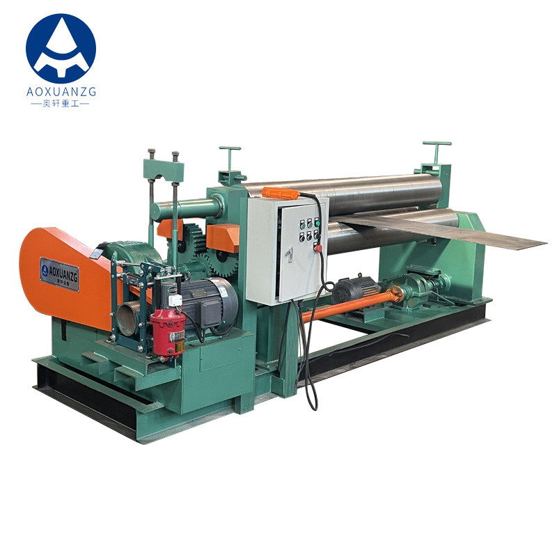 12mm Max Rolling Thickness 380V/50Hz 3 Roller Bending Machine Heavy Duty Electric Slip Rolling Machine