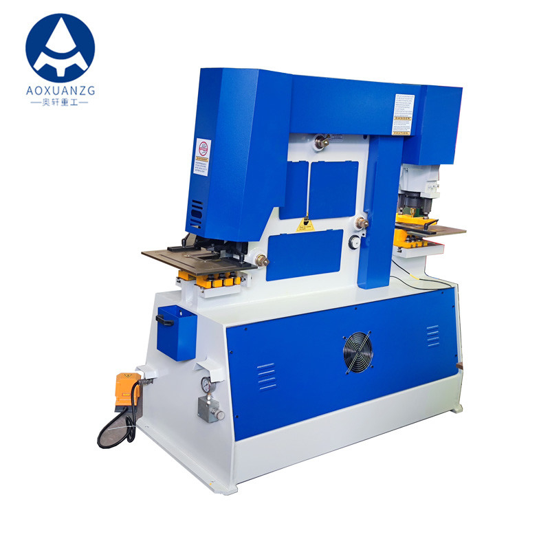 Q35Y-16 60T 16mm Hydraulic Iron Worker Machine For Punching And Cutting