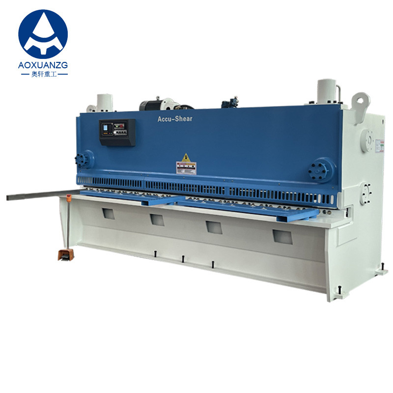 6*3200mm CNC Hydraulic Guillotine Shearing Machine Cutter With 1-3° Shearing Angle