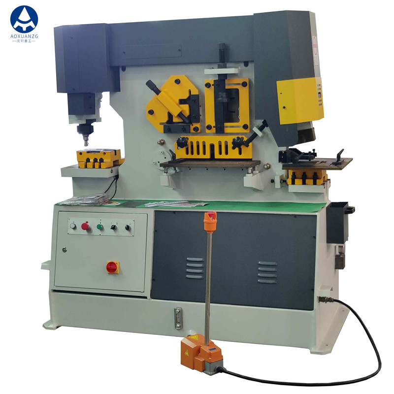 Q35Y-20 Hydraulic Combined Punching And Shearing Machine 20mm Sheet Metal Plate Multi-Function