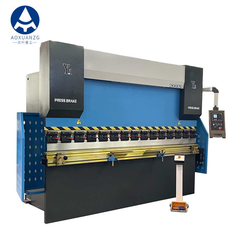 Hydraulic NC Press Brake Big Bending Machine WC67Y-100T3200 With Electric Compensation Device