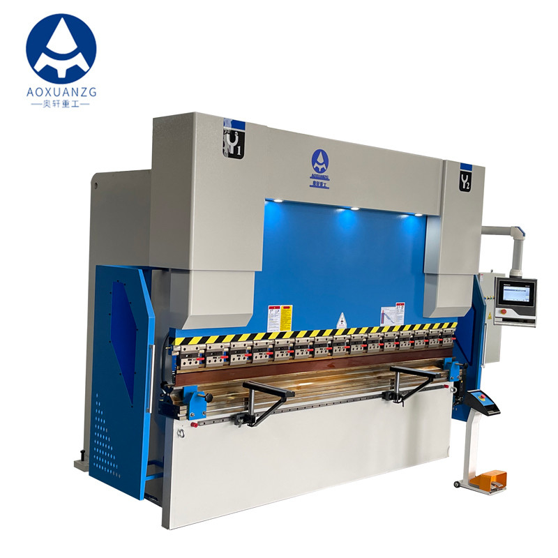 220T 3200 Folding Hydraulic CNC Press Brake For Sheet Metal Plate DA53T Control 4+1 Axis