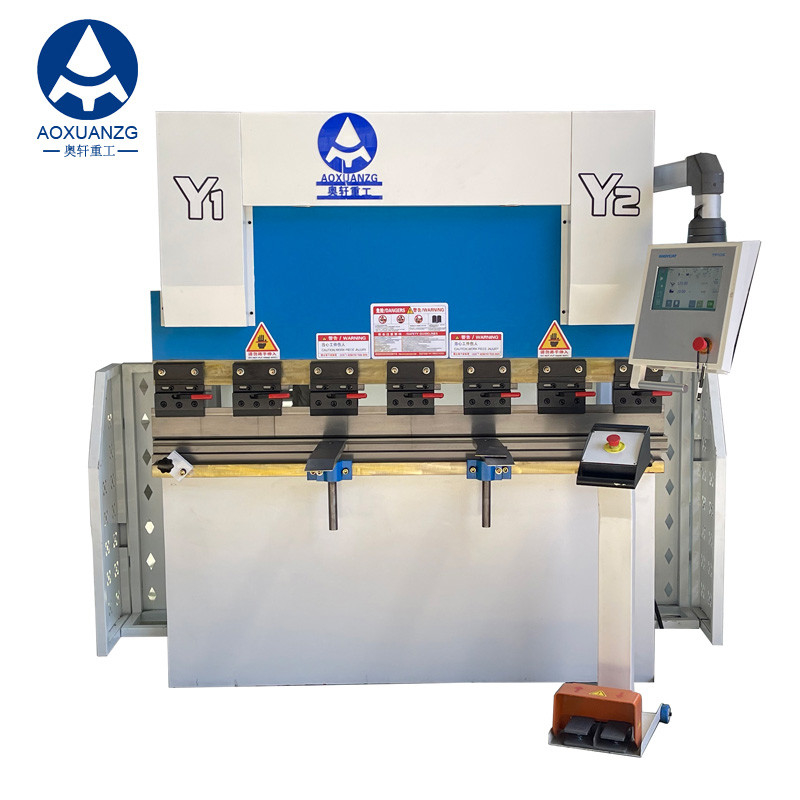 300KN Nominal Pressure Hydraulic Press Brakes 1600mm CNC Bending Machine With Tp10s Controller
