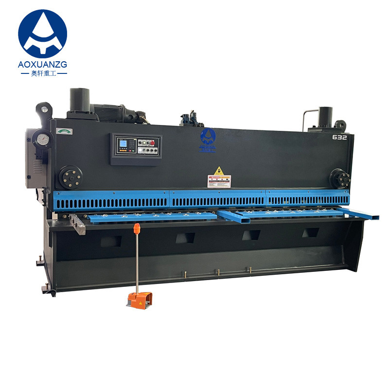 3200mm Blade Length Hydraulic Guillotine Shear CNC Cutting Cutter For Sheet Metal Fabrication