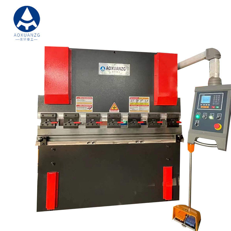 30 Ton Small Hydraulic Press Brake 3kw 16times/Min E21 Controller With Side Fence