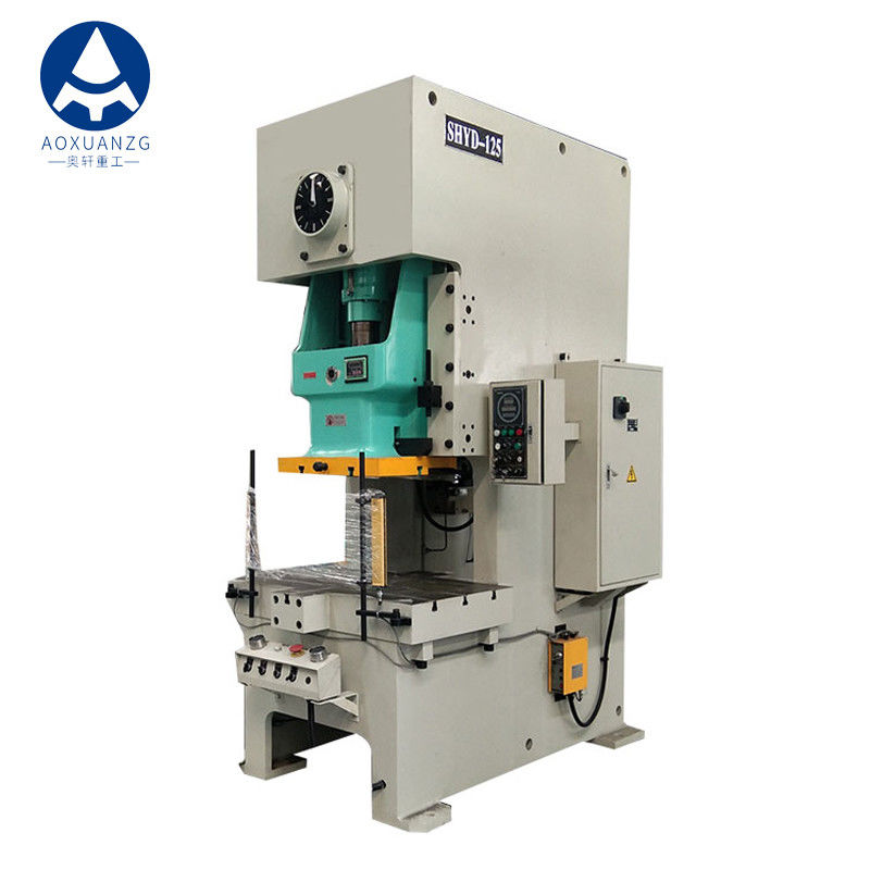 JH21 C Frame Hydraulic Punching Press Machine 320mm 80T For Electrical Metal Box