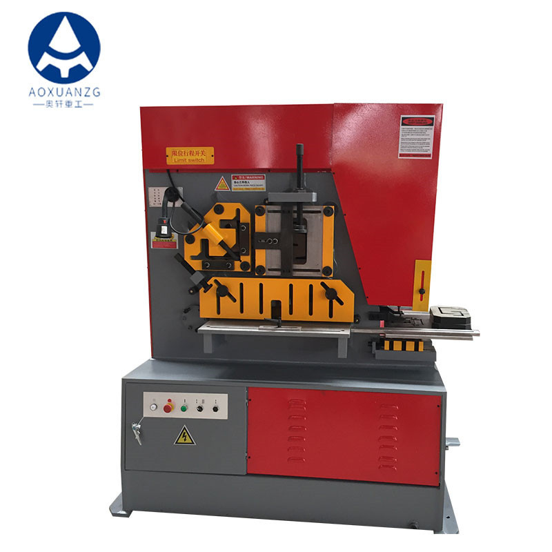 Universal Hydraulic Ironworker Machine With Punch And Cutting Function