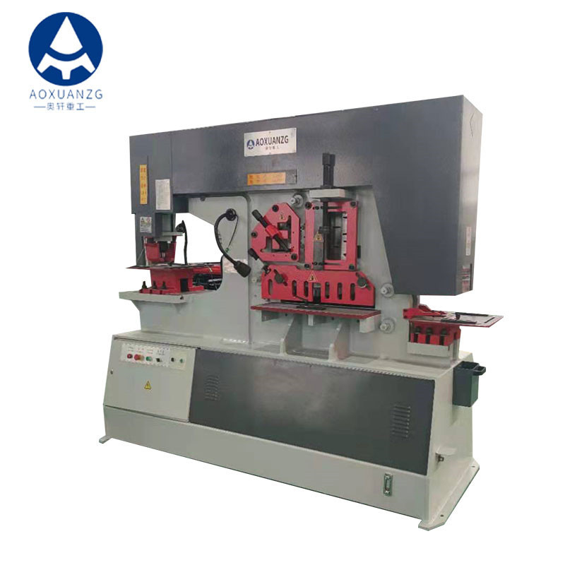Metal Hydraulic Punching And Shearing Machine Hydraulic Ironworker Multifuction Q35Y High Availability