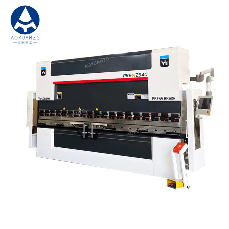 125 Ton Hydraulic Press Brakes Press Bending Machine CNC With Tp10s Controller 4m Length
