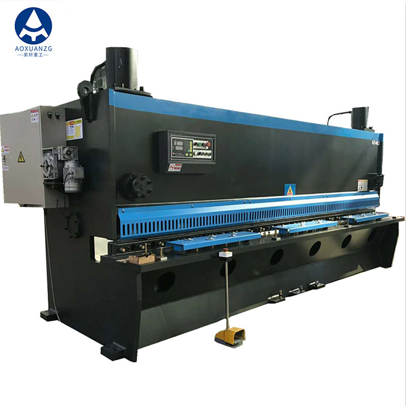 CNC Hydraulic Guillotine Shearing Machine Sheet Metal QC11K-6*2500 With E21S Controller