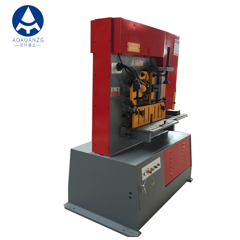 Universal Hydraulic Ironworker Machine With Punch And Cutting Function